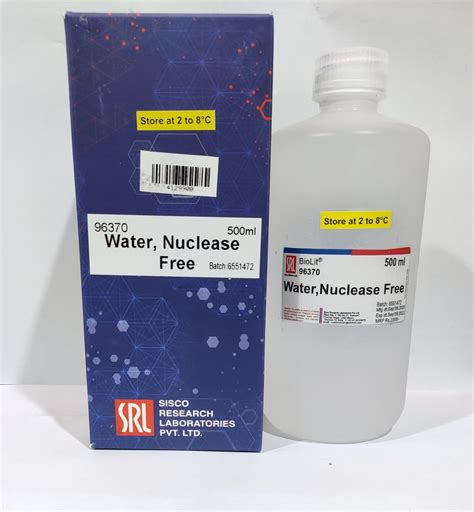 does autoclaved miliq water have nucleases|nuclease free water emd.